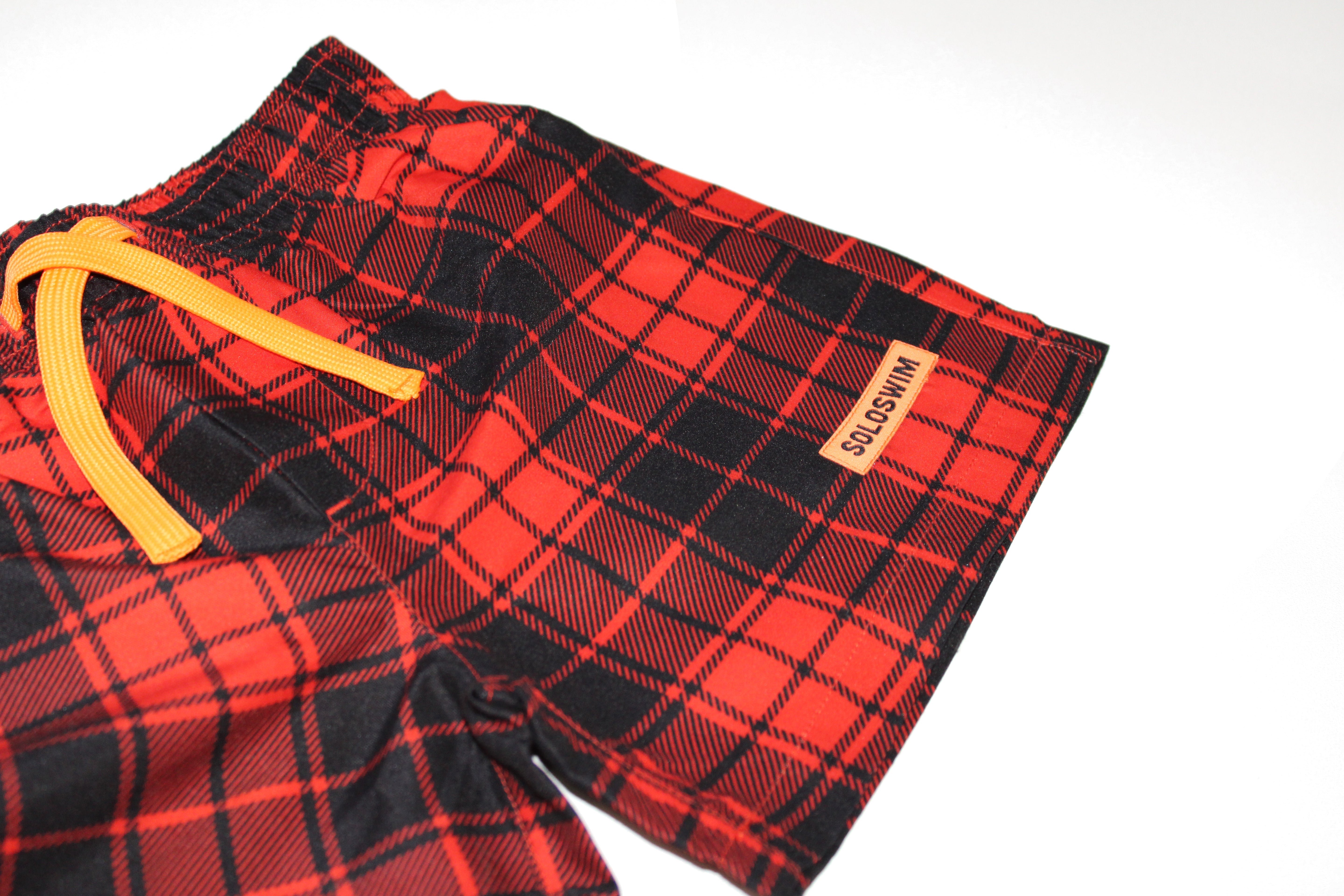 Boys Lumberjack Swim Trunk