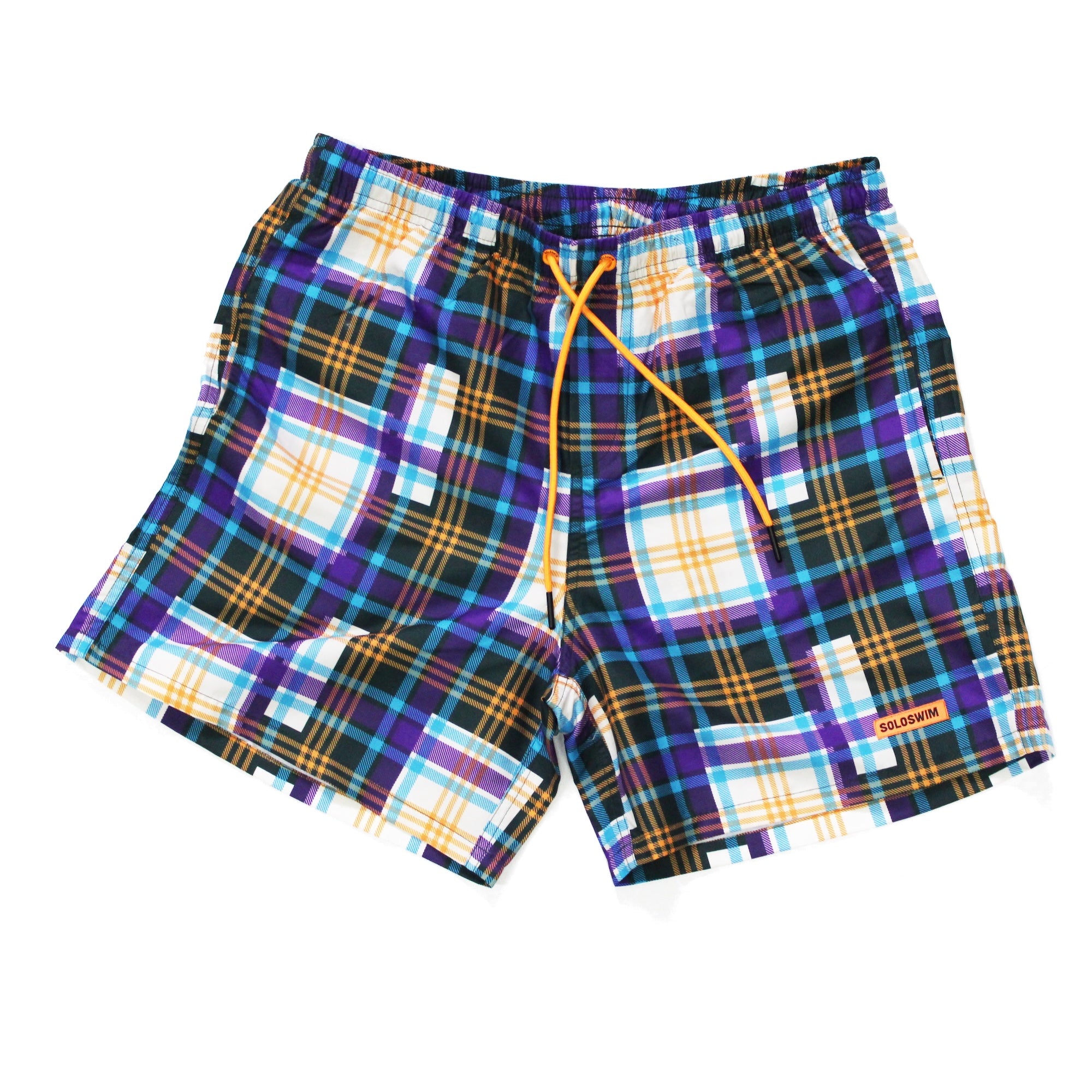 Plaid Swim Trunk