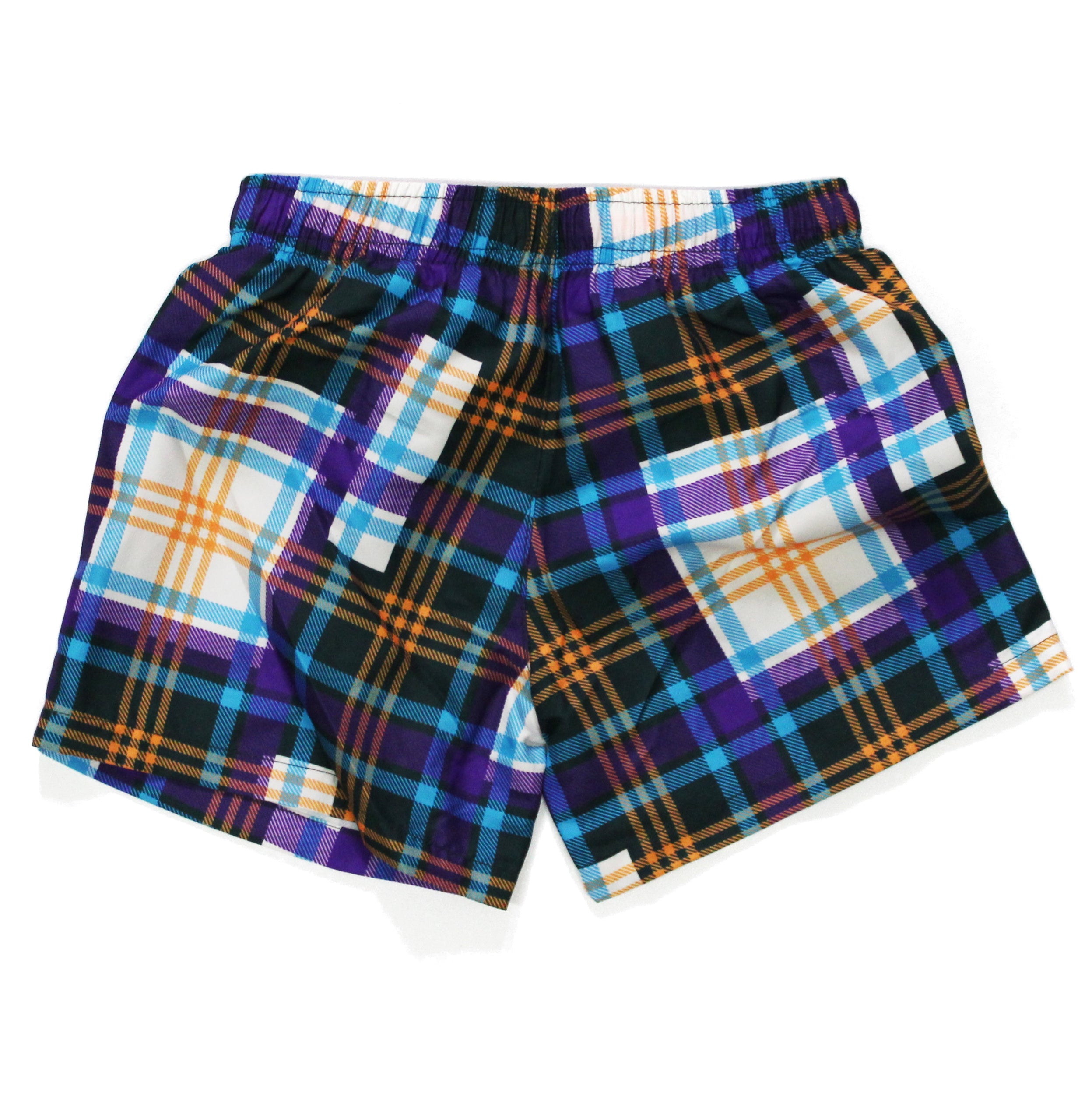 Boys Plaid Swim Trunk