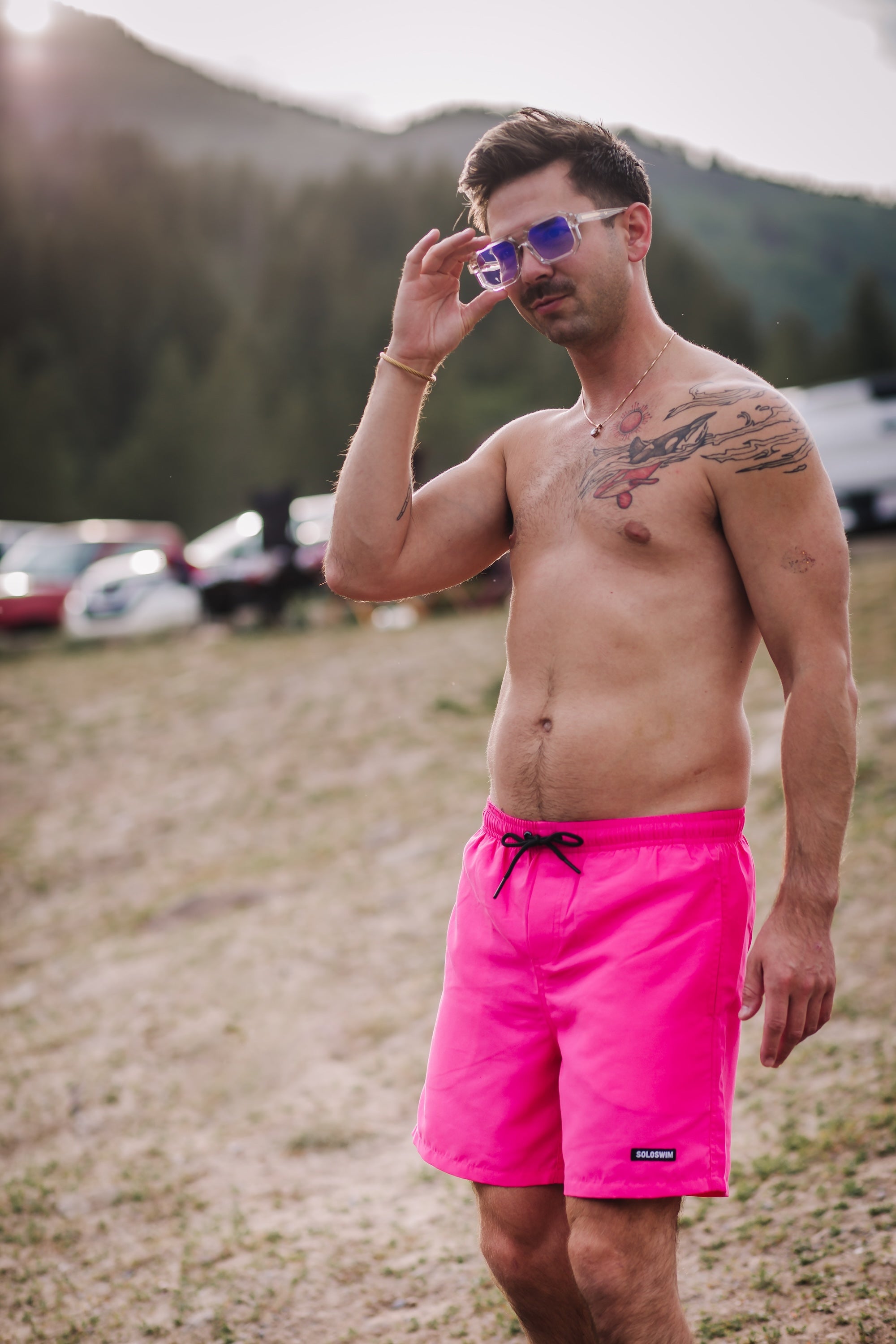 Alpenglow Swim Trunk