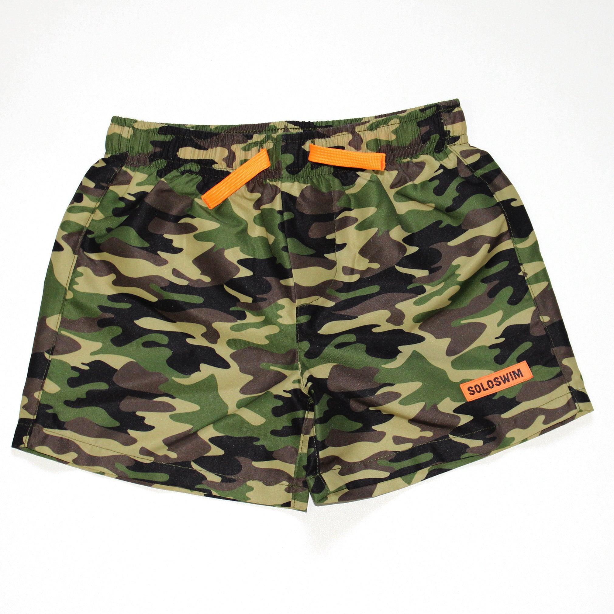 Boys Camo Swim Trunk