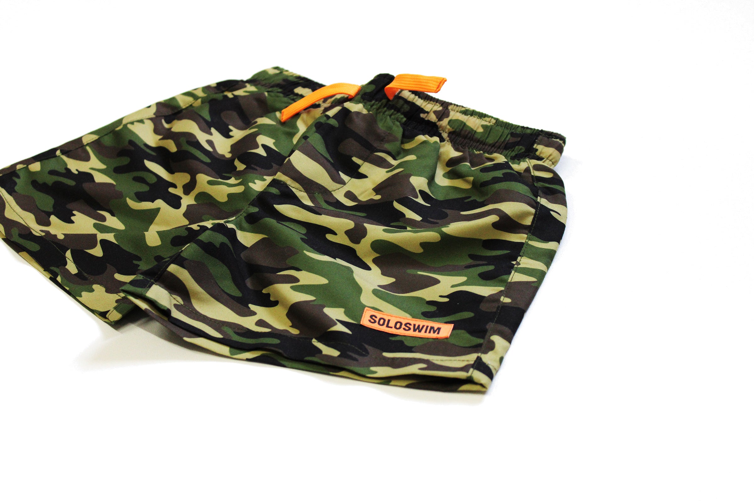 Boys Camo Swim Trunk