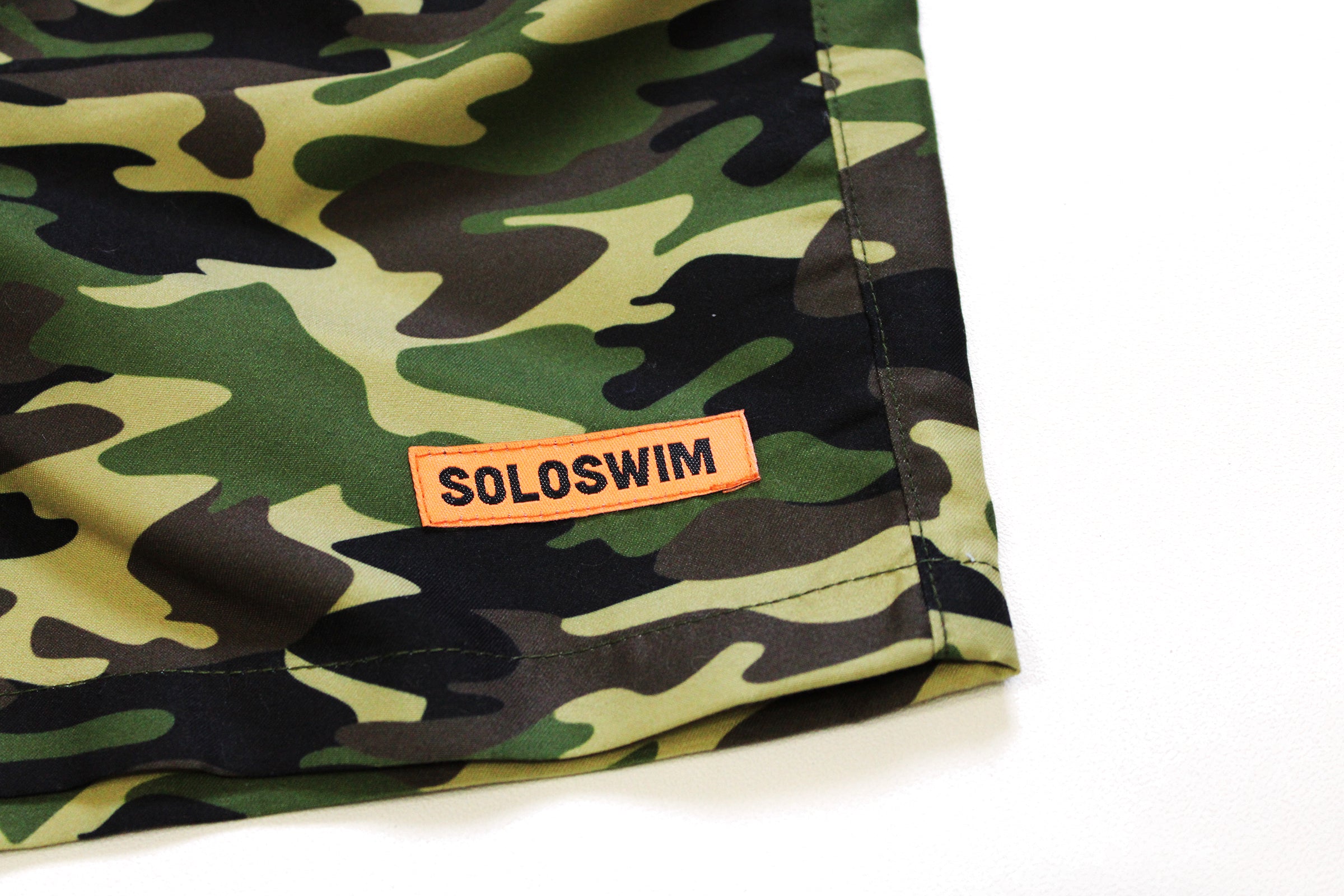 Boys Camo Swim Trunk