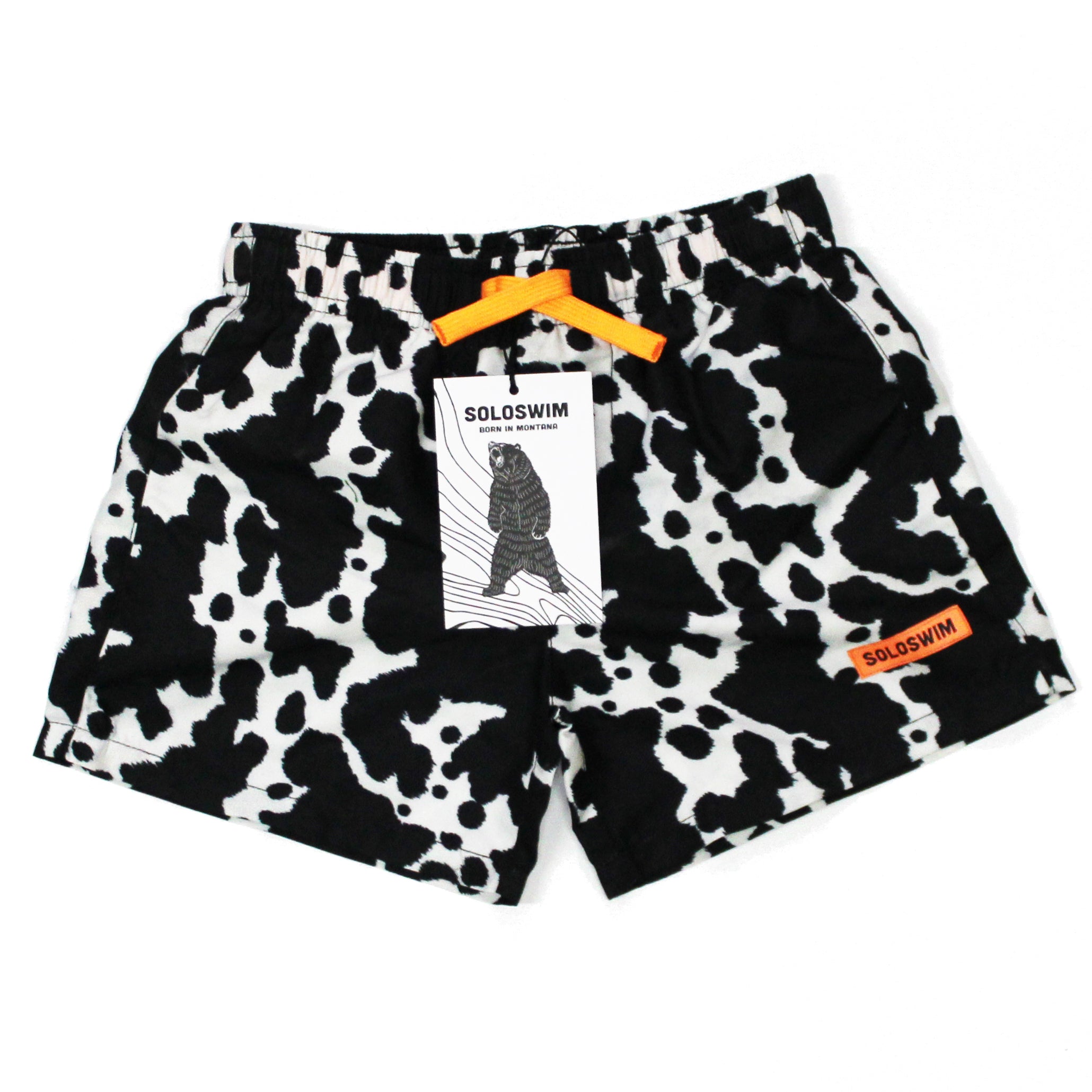 Boys Cow Swim Trunk