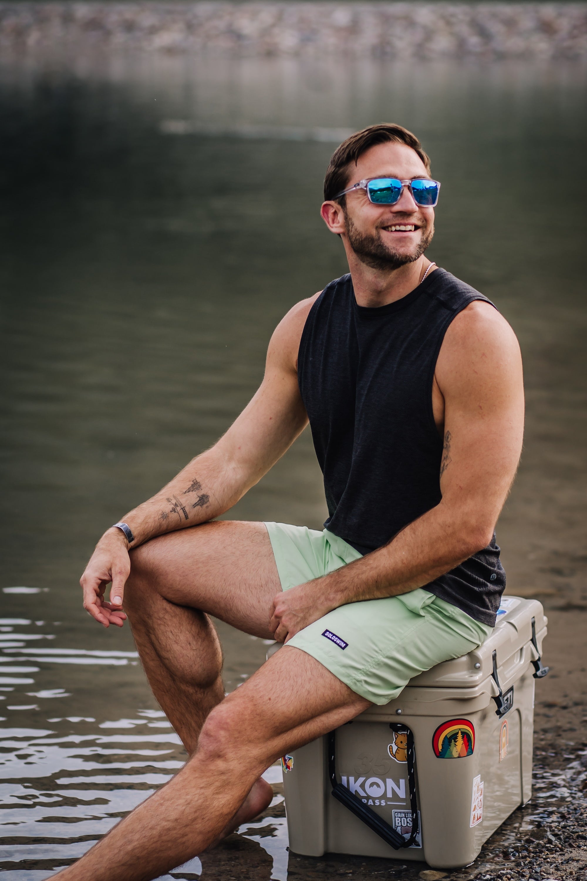 Mountain Mint Swim Trunk