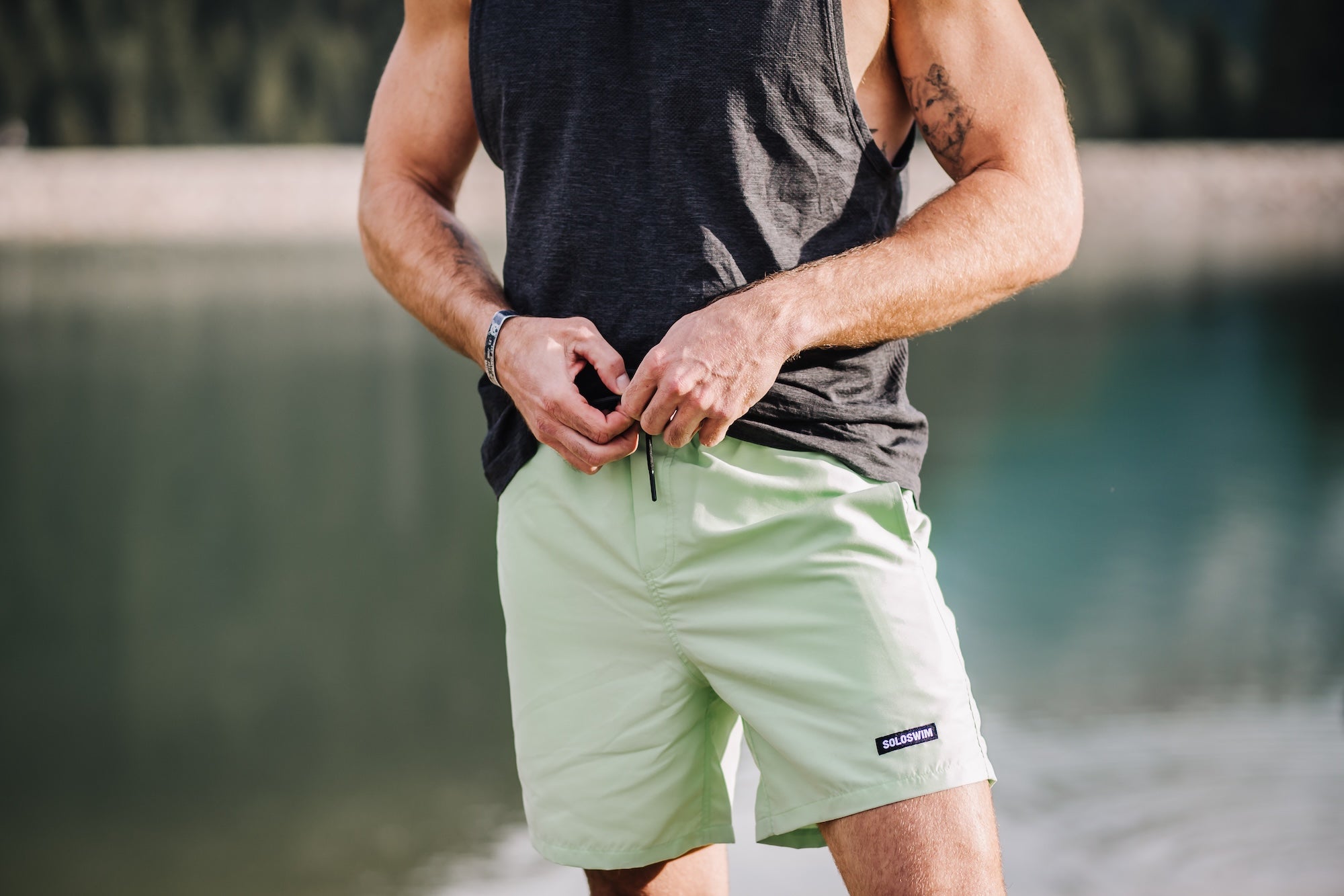 Mountain Mint Swim Trunk
