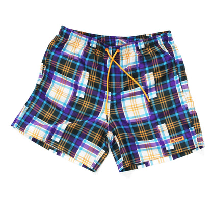 Plaid Swim Trunk