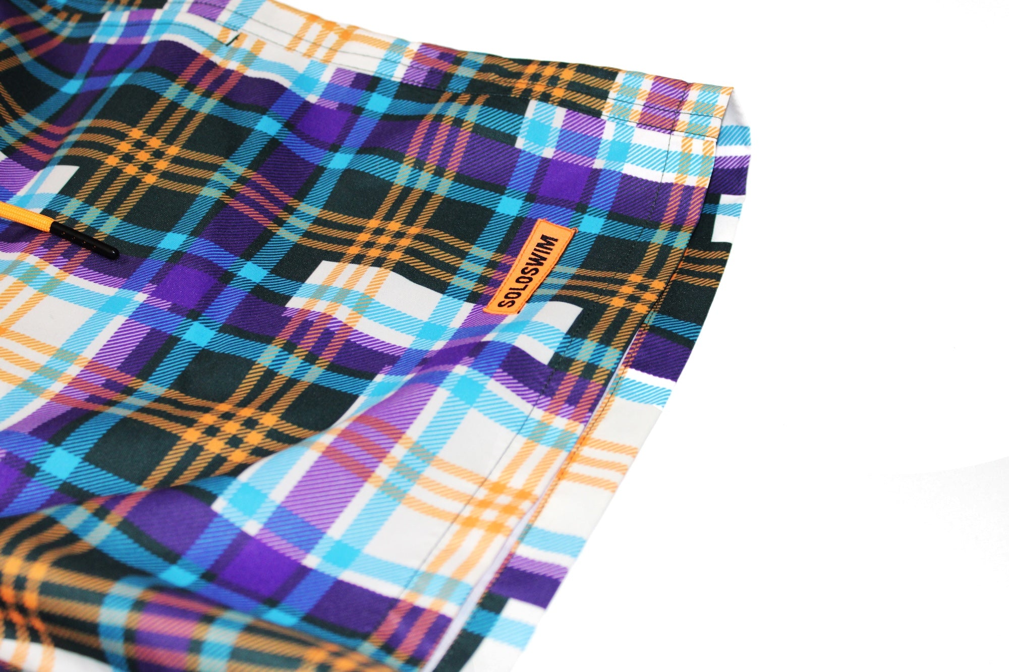 Plaid Swim Trunk