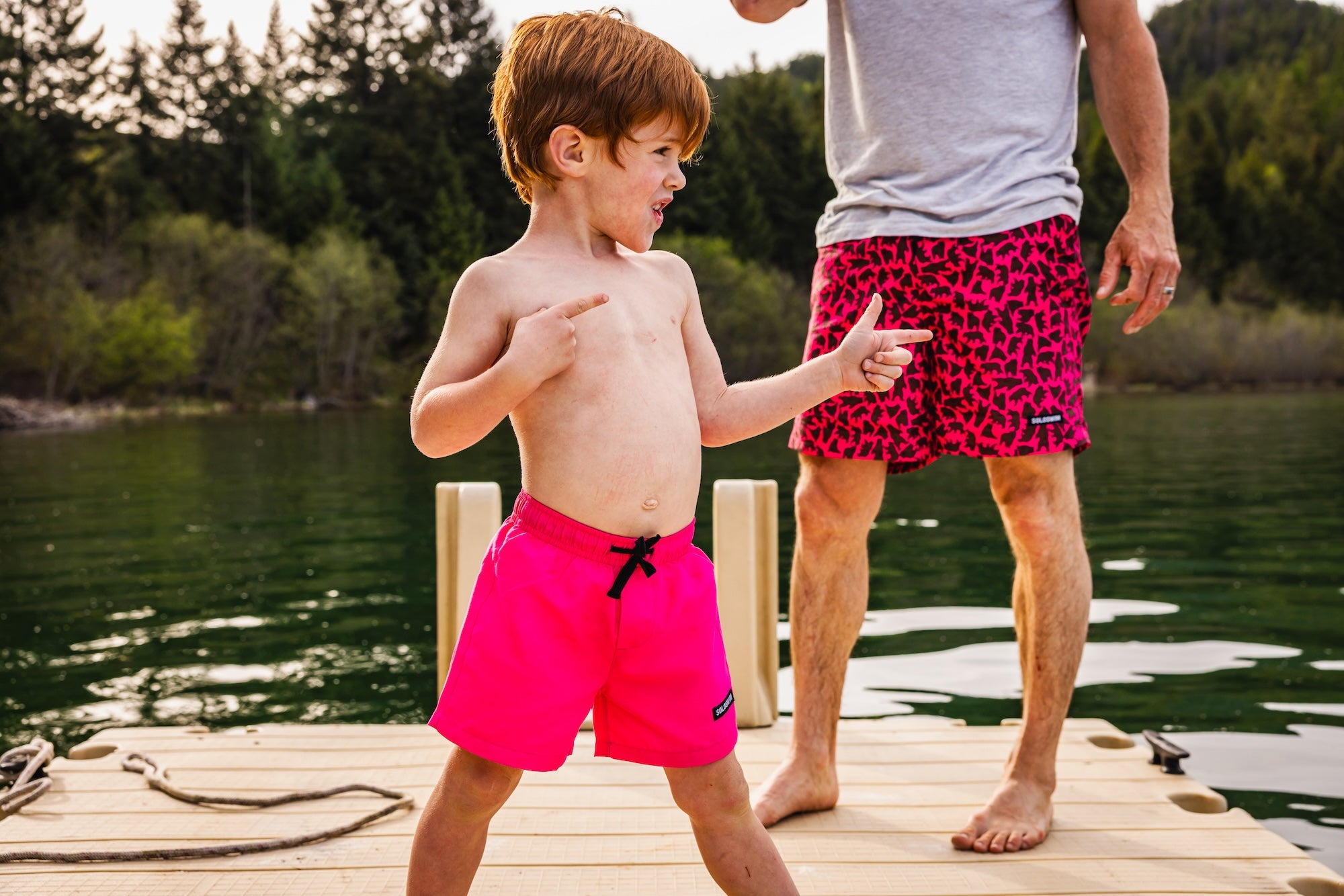Boys Alpenglow Swim Trunk