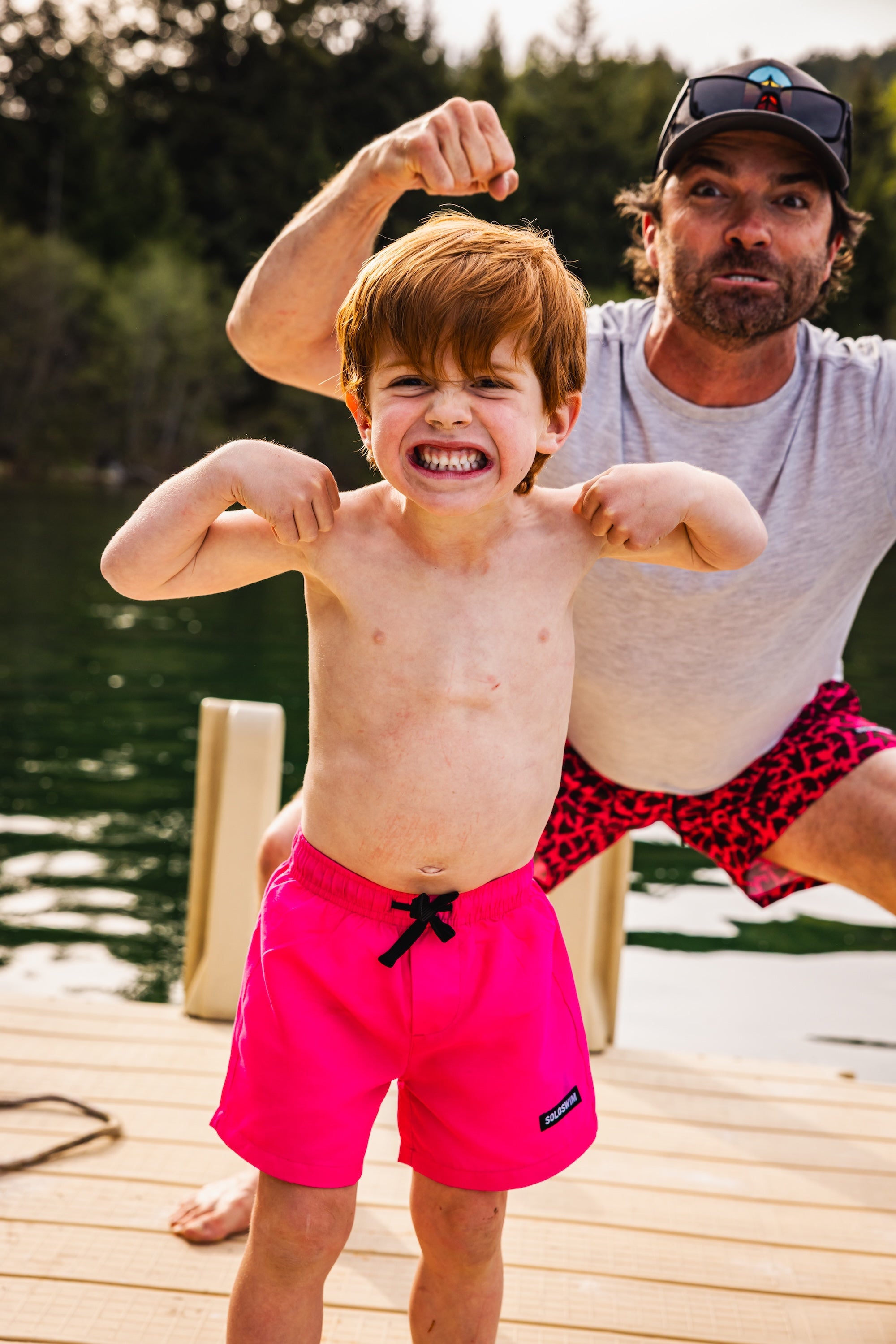 Boys Alpenglow Swim Trunk