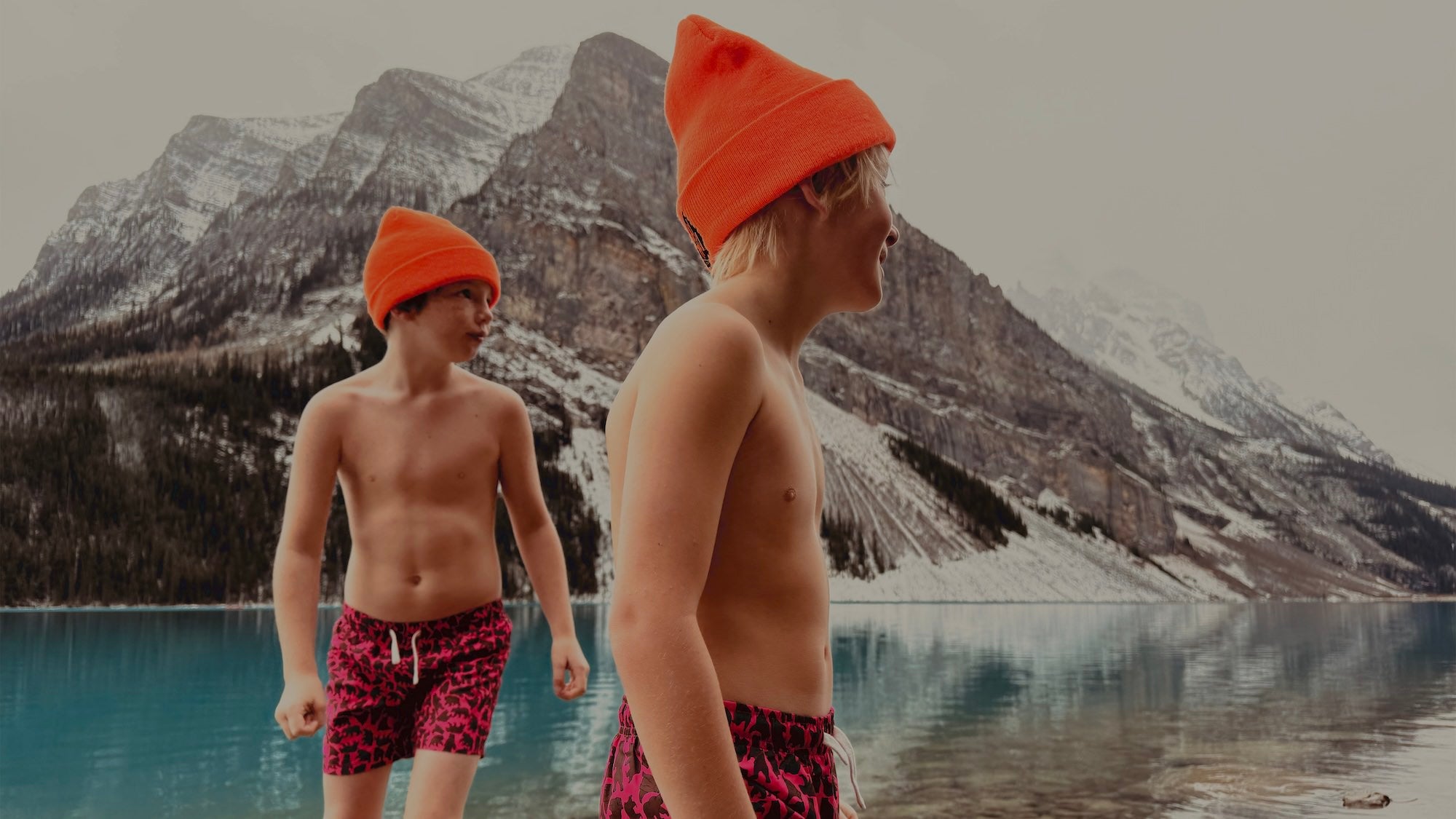 Boys Bear Swim Trunk